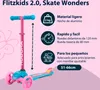 HUDORA Scooter Flitzkids 2.0 - pink - Höhenverstellbarer & Produktbild-Vorschau 10