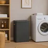 Koszyk na pranie o pojemności 190 litrów, z 3 przegródkami, Podgląd zdjęcia produktu 4