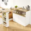 okwish Bartisch Hauptkörper 90 x 45 x 100 cm Moderner Produktbild-Vorschau 9