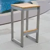 Teako Design Barhocker Set Cadore 4 Stück mit Tisch Produktbild-Vorschau 6