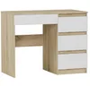 Počítačový písací stôl 96 cm, pravostranný, 4 zásuvky, Náhľad obrázku produktu 1