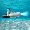A white and black Aqua Marina BlueDrive X PRO Power Fin Tauchscooter und E-Motor is shown underwater with its light on. Podgląd zdjęcia produktu