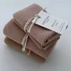 Macaron Baumwoll-Spültücher 2er Set 26x26 cm rosa natur Produktbild-Vorschau 2