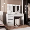 Idohome Schminktisch BELLA II, Kosmetiktisch mit Spiegel Produktbild-Vorschau 1