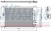 NISSENS 94308 Kondensator Klimaanlage für FORD MONDEO II Produktbild-Vorschau 6
