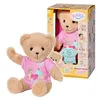 BABY born Bär mit pinkem Strampler, Teddybär Kuscheltier Produktbild-Vorschau 1