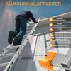 Scala multiuso in alluminio a 4x4 gradini, 478 cm, scala Anteprima dell’immagine prodotto 3