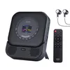 Draagbare Bluetooth 5.3 CD-speler met wandhouder/oordopjes Productafbeelding-voorbeeld 9