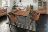 Esstisch Baumkante massiv Akazie nussbaum 240 x 100 silber Produktbild-Vorschau 3