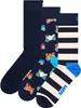 Happy Socks Geschenke Set 3-Pack Navy  Navy (6500) 41-46 Produktbild-Vorschau 1