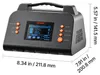 VEVOR Smart-Batterieladegerät 20 A 6/12/24 V für LiFePO4 Produktbild-Vorschau 8