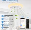Deckenventilator mit Beleuchtung Fernbedienung APP,36W Produktbild-Vorschau 2