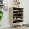 vidaXL Botník Sonoma dub 60x35x70 cm odvozený výrobek ze Náhled obrázku produktu 3