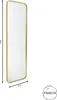 Fragix Boston Spiegel - Gold - Metallrahmen - 150x40 Produktbild-Vorschau 8