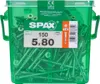Set 150 viti SPAX Torx in acciaio a testa svasata, Diam.5 Anteprima dell’immagine prodotto 3