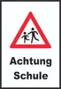 Achtung Schule Schild A6 (105x148mm) Produktbild-Vorschau 1