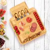Set di taglio per formaggio in bambù Formaggio e posate Anteprima dell’immagine prodotto 5
