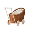 Kočárek pro panenky LUNA Willow s béžovým lemováním 48X28 Náhled obrázku produktu 1