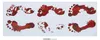 Bloedsporen stickers - Halloween decoratie Productafbeelding-voorbeeld 5