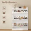 AODEMOKO Schuhschrank mit 3 Klappen, Schuhkipper Schmal, 24 Produktbild-Vorschau 6