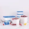 Amuse Gefrierdose, Kunststoff (PP), weiß/blau, 3 x 750 ml Produktbild-Vorschau 4