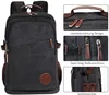 Rucksack Herren Canvas Schulrucksack Studenten Rucksack Produktbild-Vorschau 3