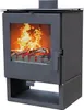 Kaminofen ALAZ K5S Schwarz Holzofen 6 kW Holz Ofen Kamin Produktbild-Vorschau 1