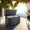 tectake® Aluminium Auflagenbox - 145x82,5x79,5cm - Robustes Produktbild-Vorschau 7