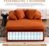 MODFU Hohes Schlafsofa Liegesofa aus Schaumstoff, Tagesbett Produktbild-Vorschau 8