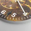 Wanduhr - Rund - Glasuhr - Mechanismus Zahnrad - 30x30cm - Produktbild-Vorschau 5