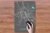 MuchoWow® Mauspad Mousepad Stadtplan - Deutschland - Blau - Produktbild-Vorschau 3