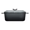WOLL 'Iron Kasserolle viereckig mit Deckel in Carbon Grey Produktbild-Vorschau 7