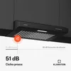 KlarsteinSlimVent 60 Black okap kuchenny Podgląd zdjęcia produktu 5