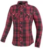 Camicia da moto Bogotto Forgewood da donna, nera/rossa, Anteprima dell’immagine prodotto 1
