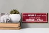 Holzschild Spruch 27x10cm als Geduld verteilt wurde stand Produktbild-Vorschau 5