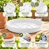 Plastard 10er Set Blumentopf-Untersetzer Ø 12 cm Rund Produktbild-Vorschau 6