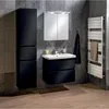 Dispensa ALTAIR con cesto portabiancheria 40x184x31cm, nero Anteprima dell’immagine prodotto 3
