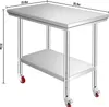 SucceBuy Pracovní stůl z nerezové oceli 35 x 24 x 33 palců Náhled obrázku produktu 8