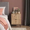 Nočný stolík Vicco Eliza Dub Viking/čierna 40 x 55.4 cm s 2 Náhľad obrázku produktu 3