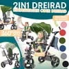 KIDIZ® Dreirad 5in1 Kinderdreirad mit Schubstange Produktbild-Vorschau 3