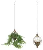 Závěsná lampa Esschert Design, závěsný květináč, kovový Náhled obrázku produktu 6