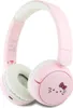 A pair of pink Hello Kitty themed on-ear headphones. Produktbild-Vorschau