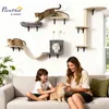 PawHut Klimmuur voor katten, 4-delig. Klimmuurset voor Productafbeelding-voorbeeld 2