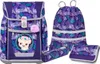 A set of school supplies with a jungle-themed pattern. Produktbild-Vorschau