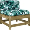 A single outdoor chair with cushions. Náhled obrázku produktu
