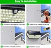 10 kusů solárních svítidel Senzor pohybu LED Zahradní lampa Náhled obrázku produktu 6
