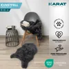 Kunstfell Nelly flauschig & weich in vielen Farben Charcoal Produktbild-Vorschau 5