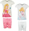 Disney Cinderella Rapunzel Kinder Schlafanzug Pyjama – Weiß Produktbild-Vorschau 2