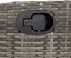 vidaXL Gartensessel mit Kissen 2 Stk. Verstellbar Grau Poly Produktbild-Vorschau 11