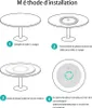 Kovové otočné ložisko, runde drehbare Basis, um 360° Náhled obrázku produktu 5